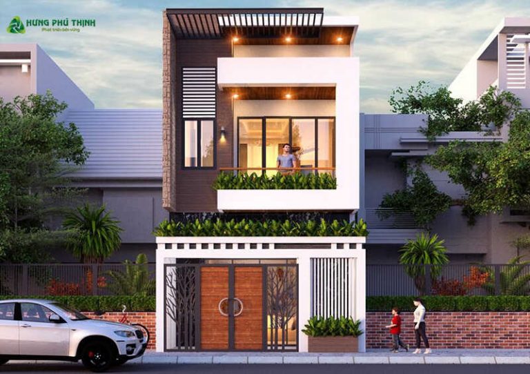 Sự Phá Cách Của Ngôi Nhà Ống 2 Tầng 38 nha ong 2 tang