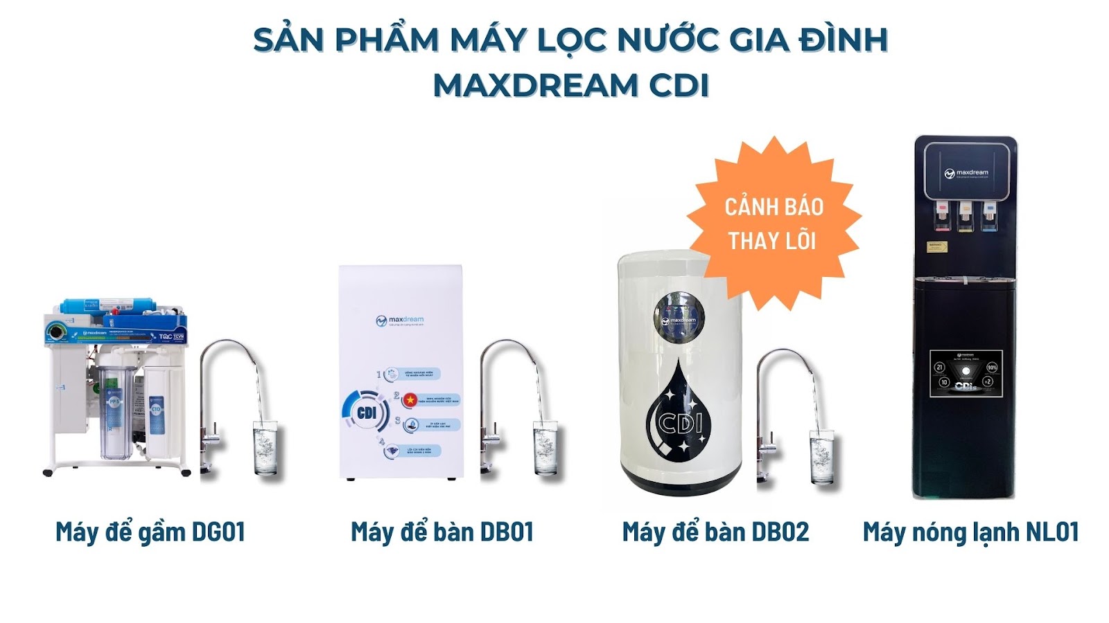 Đánh giá tổng quan về máy lọc nước của Maxdream 9 maxdream 3