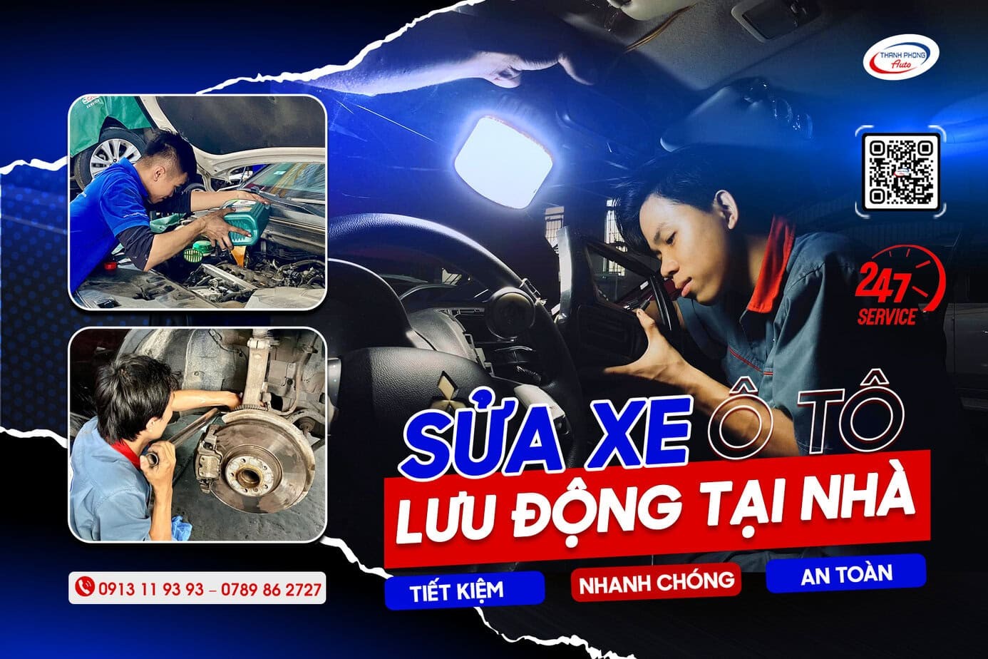 Dịch Vụ Sửa Chữa & Chăm Sóc Ô Tô Lưu Động Phường Phú Định 7 Dịch vụ sửa xe lưu động