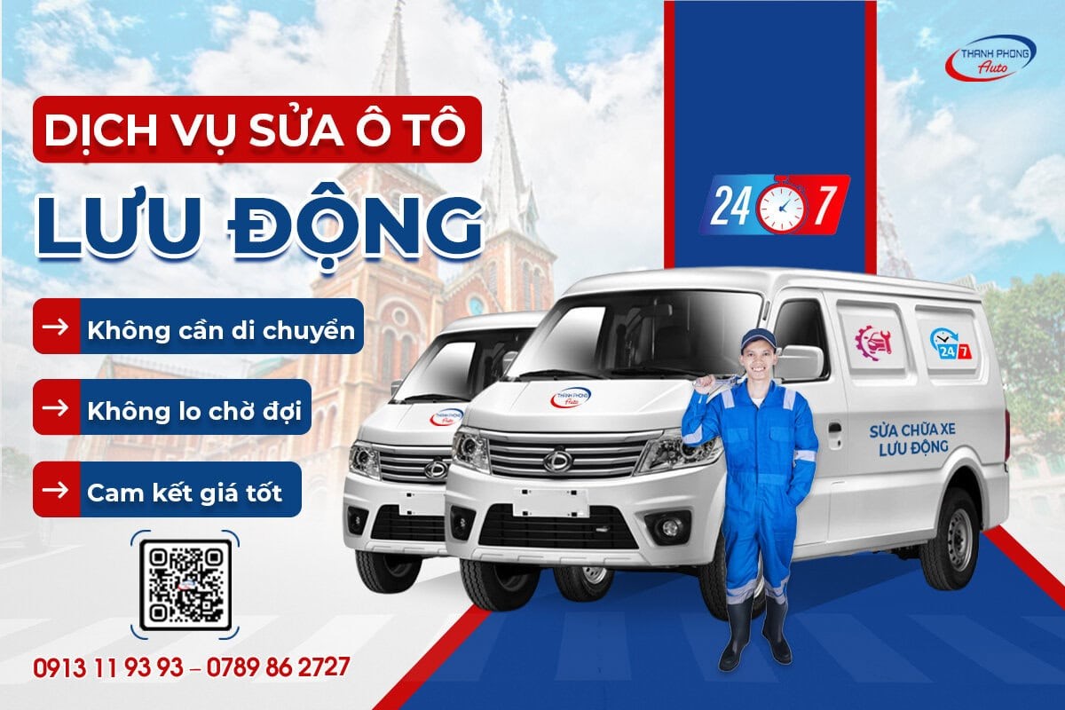 Dịch Vụ Sửa Chữa & Chăm Sóc Ô Tô Lưu Động Phường Phú Định 9 Thanh Phong Auto sửa xe lưu động uy tín tại HCM