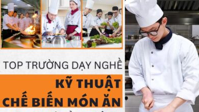 trường dạy nghề kỹ thuật chế biến món ăn tại nghệ an
