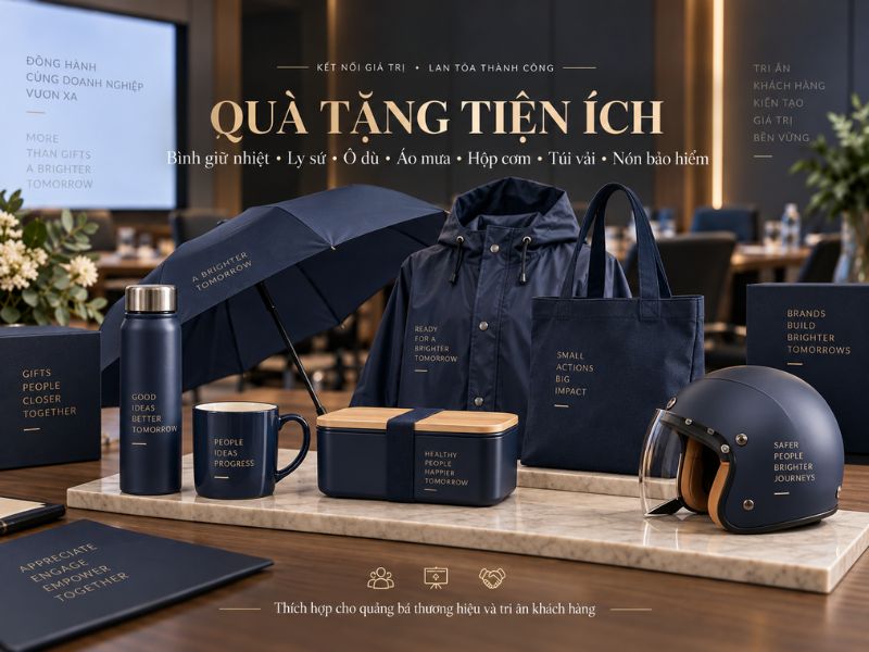 Dịch vụ quà tặng doanh nghiệp Phường Vĩnh Hội 11 giftset tien ich